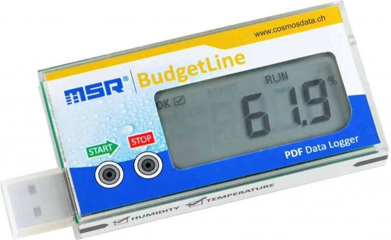 Budget Line MSR 84 Transport Temperatur- und Feuchtelogger